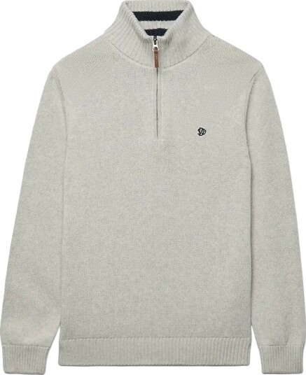 Superdry Cotton Classics Knit Henley GREY MARL L