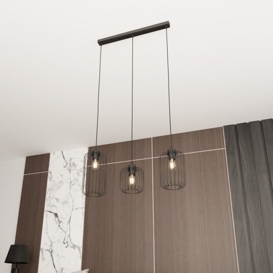 Vander 3 Sort pendellampe Ø16 cm E27 230V uten lyskilde
