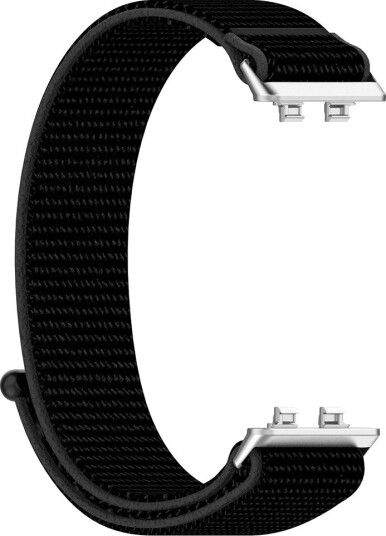 Armbånd med borrelås til Huawei Band 11 Pro – Svart / Armbånd med borrelås / Tekstilarmbånd