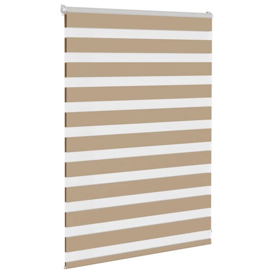 Sebragardin sandbrun 100x100 cm stoff bredde 95,9 polyester
