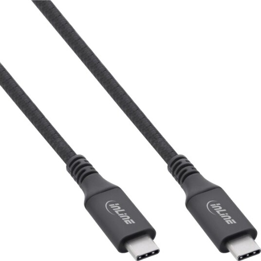 Inline 35901A 1 M Usb C Usb C Usb4 Gen 3X2 40 Gbit/Sek Svart