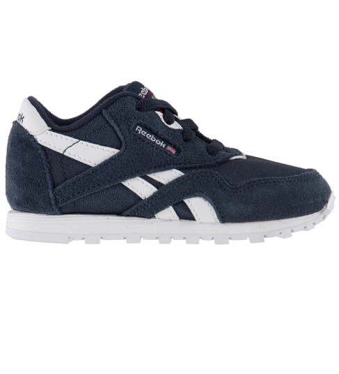 Reebok Classic Sko CL Nylon Navy Semsket Skinn 195 Sko Blå
