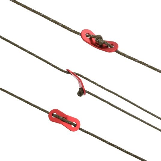 Barduner med refleksstrimler og skiftenøkler 50 m 4 mm Barduner med refleksstrimler og skiftenøkler 50 m 4 mm