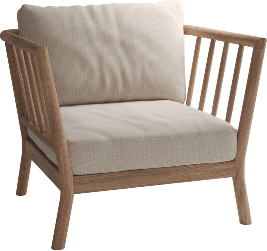 Fritz Hansen Tradition Lounge Chair Light Sand Teak Fsc 100% Utendørs Sofaer Povl B. Eskildsen Fritz Hansen Tradition Lounge Chair Light Sand Teak Fsc 100% Utendørs Sofaer Povl B. Eskildsen