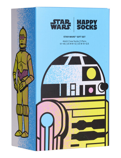 Happy Socks Star Wars™ 3-Pack Gift Set - Black - 41-46