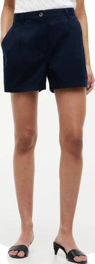 Tommy Hilfiger Cotton Chino Flare Shorts   Navy   40