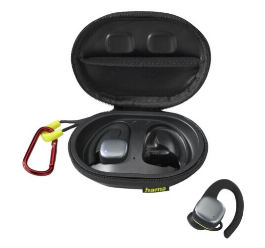 Hama Spirit Athletics, True Wireless Stereo (Tws), Idrott, Headset, Svart