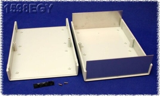 Hammond Electronics 1598Egy Instrumentskap 160 X 160 X 86 Abs Grå 1 Stk