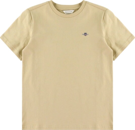 GANT T skjorte Shield Havre Beige GANT 15 16 år 170 176 T skjorte