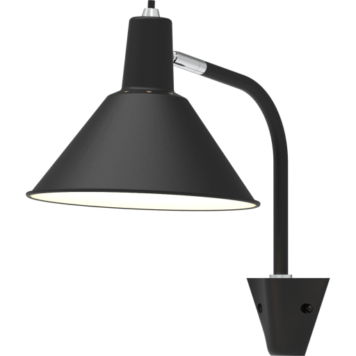 NUAD Arcon Vegglampe Sort/ Krom