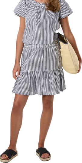 Seaside Marina Seersucker Short Skirt W