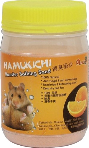 Hamukichi Badesand Til Hamster Med Apelsinlukt Hamukichi Badesand Til Hamster Med Apelsinlukt