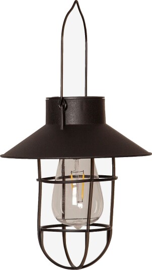 Star Trading Solcelledekor Cage 21 cm Svart Solcellelamper