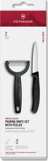 Victorinox Swiss Classic skrellekniv og Y skreller svart