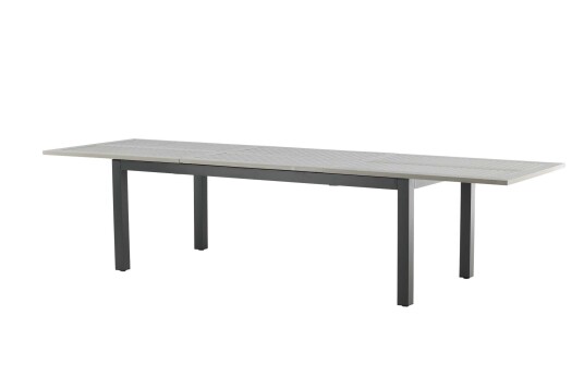 Venture Design Albany spisebord Svart/grå 224 x 100 cm Svart