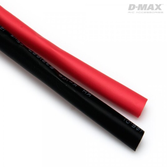 DynoMAX B9205 Heat Shrink Tube Red & Black D6/W8mm x 1m