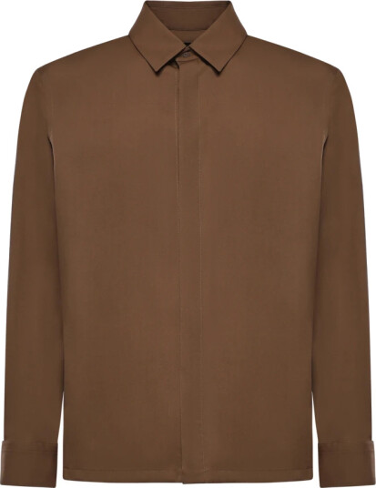 Fendi Herre Skjorter Brun M,