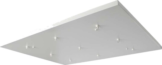 V Tac Baldakin til 9 stk. pendeloppheng Matt hvit 80 x 60 x 2cm V Tac Baldakin til 9 stk. pendeloppheng Matt hvit 80 x 60 x 2cm