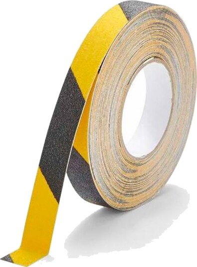 Durable Duraline Grip Antiskli tape 25mm x 15m svart/gul