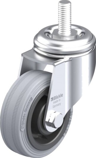 Blickle 304238 Lkra-Vpa 80K-Gs12 Hjul, Hjuldiameter 80 Mm, Bæreevne (Maks.) 80 Kg, 1 Stk Blickle 304238 Lkra-Vpa 80K-Gs12 Hjul, Hjuldiameter 80 Mm, Bæreevne (Maks.) 80 Kg, 1 Stk