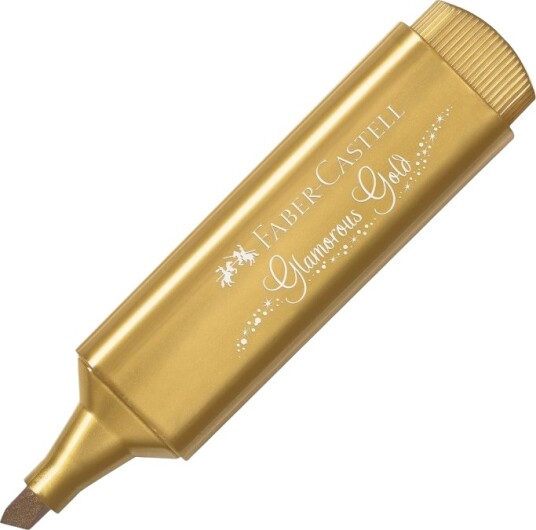 Faber-Castell Textliner 46 Metallic - Markeringspenn - Glamorous Gold - Vannbasert Blekk - 1-2-5 Mm