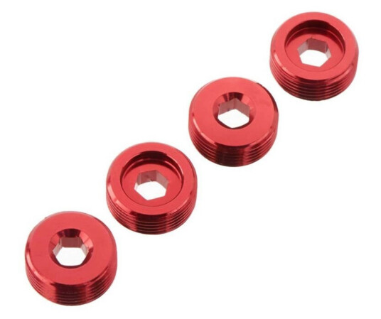 ARRMA AR330196 Nut Front Hub Aluminum Red (4) ARRMA AR330196 Nut Front Hub Aluminum Red (4)