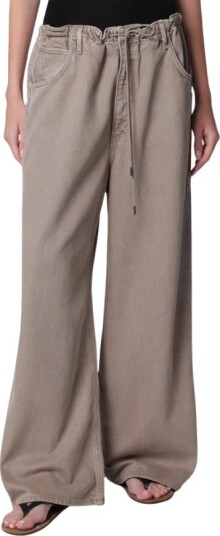 Agolde Dame Bukser Beige S, Agolde Dame Bukser Beige S,