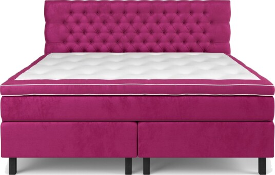 Celine Sengepakke 210x210 cm Rosa/Fløyel