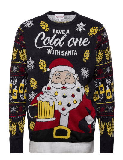 Happy Seasons Have A Cold One With Santa Christmas Jumper - Multi/patterned - XS