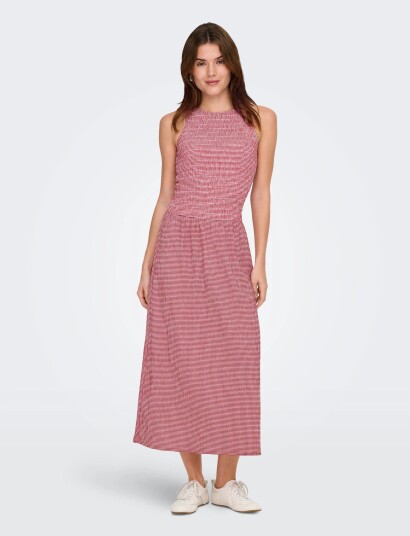 ONLY Onlcelle S/L Smock Dress Jrs Red S ONLY Onlcelle S/L Smock Dress Jrs Red S