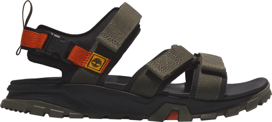 Timberland Mens Garrison Trail Webbing-Strap Sandal Leaf Green Grape Leaf 120"
