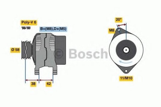 Dynamo BOSCH 0 986 081 000