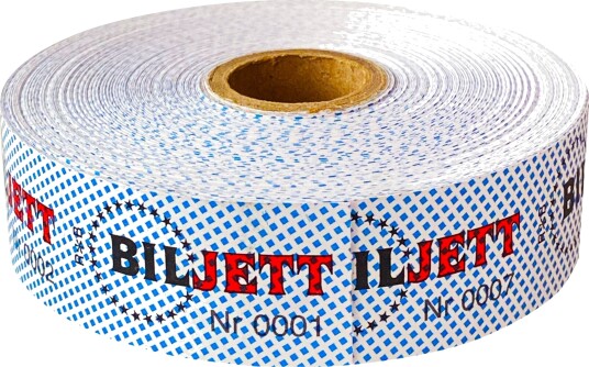 Ring Bingo Billetter på rull Blå 7036-bla Ring Bingo Billetter på rull Blå 7036-bla