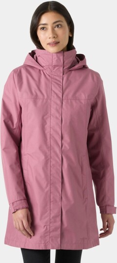 Helly Hansen Dame Aden Lang Regn Frakk Rosa XL