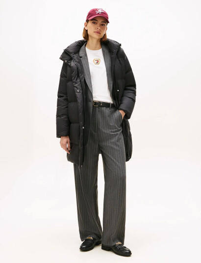 Tommy Hilfiger Modern Down Reg Coat Black XL Tommy Hilfiger Modern Down Reg Coat Black XL