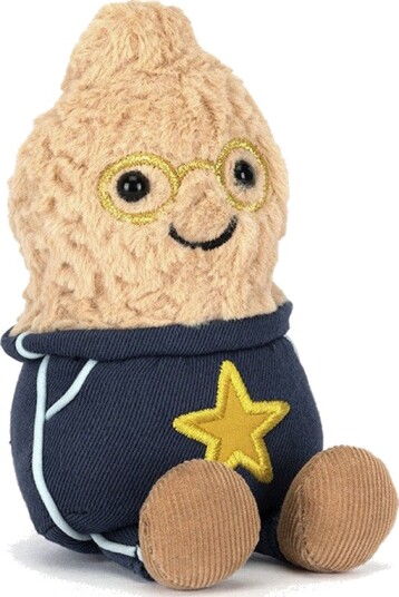 Jellycat | Amuseables Peanut Star Student Outfit | Brun | ca. 15 cm