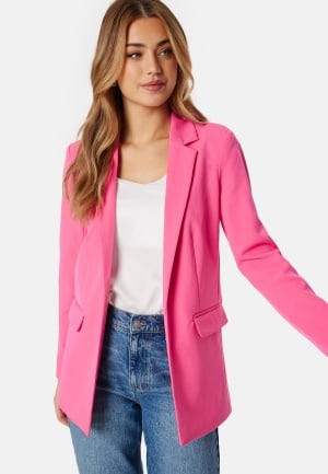Pieces Bossy LS Loose Blazer Hot Pink XXL