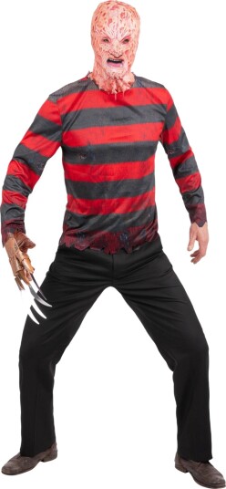 Lisensiert Nightmare on Elm Street Freddy Krueger Kostyme til Herre Lisensiert Nightmare on Elm Street Freddy Krueger Kostyme til Herre