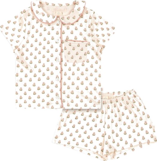 Konges Sløjd Sett Skjorte & Shorts Pio Carta Fiori Konges Sløjd 3 år 98 T skjorte Beige Rosa Konges Sløjd Sett Skjorte & Shorts Pio Carta Fiori Konges Sløjd 3 år 98 T skjorte Beige Rosa