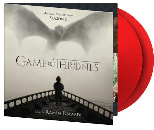 Ramin Djawadi Game Of Thrones: Season 5 O.s.t. LP/Vinyl Ramin Djawadi Game Of Thrones: Season 5 O.s.t. LP/Vinyl