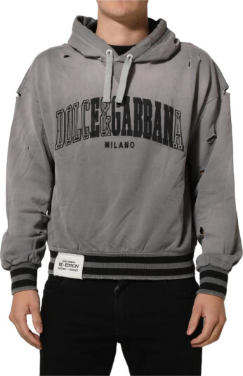 Dolce & Gabbana Herre Gensere & Hettegensere Grå L,