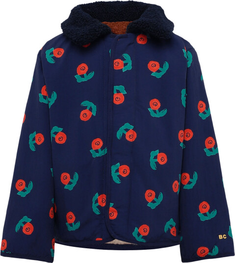 Bobo Choses Stamp Bloom All Over Reversible Jacket Navy 148
