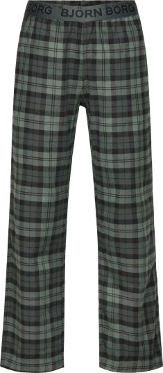 Björn Borg Core Flannel Pyjama Pant - Green - 122-128