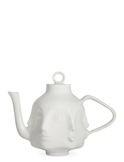Jonathan Adler Dora Maar Teapot - White - 1.182 L x 26.67 Jonathan Adler Dora Maar Teapot - White - 1.182 L x 26.67