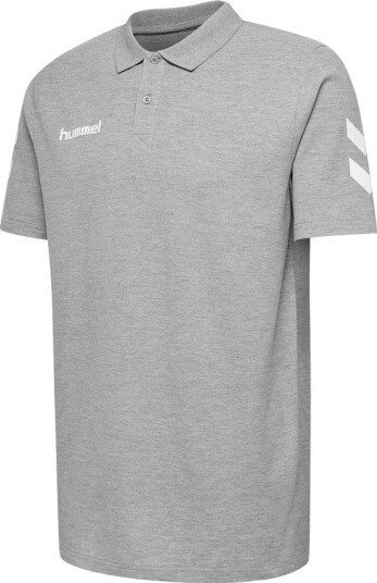 Hummel Go Cotton Polo   Grå Barn størrelse 116 cm