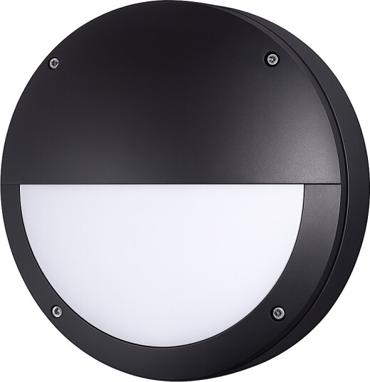 R Line Madrid Vegglampe Ute 15W 3000K IP65 Sort