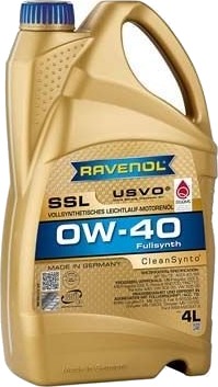 Motorolje RAVENOL SSL 0W40 4L Motorolje RAVENOL SSL 0W40 4L