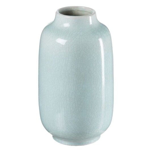 Bigbuy Home Vase 22,5 X 22,5 X 39,5 Cm Keramikk Turkis