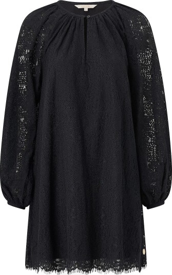 byTimo   Blondekjole Lace Shift Dress   Svart
