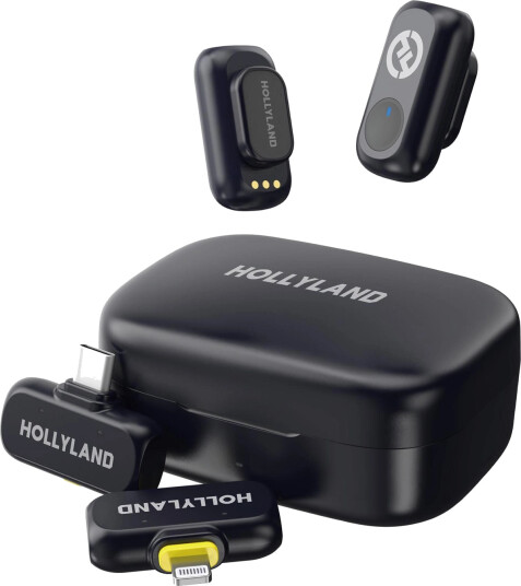 Hollyland LARK A1 Trådløst Lavaliermikrofonsett med USB-C og Lightning Mottaker